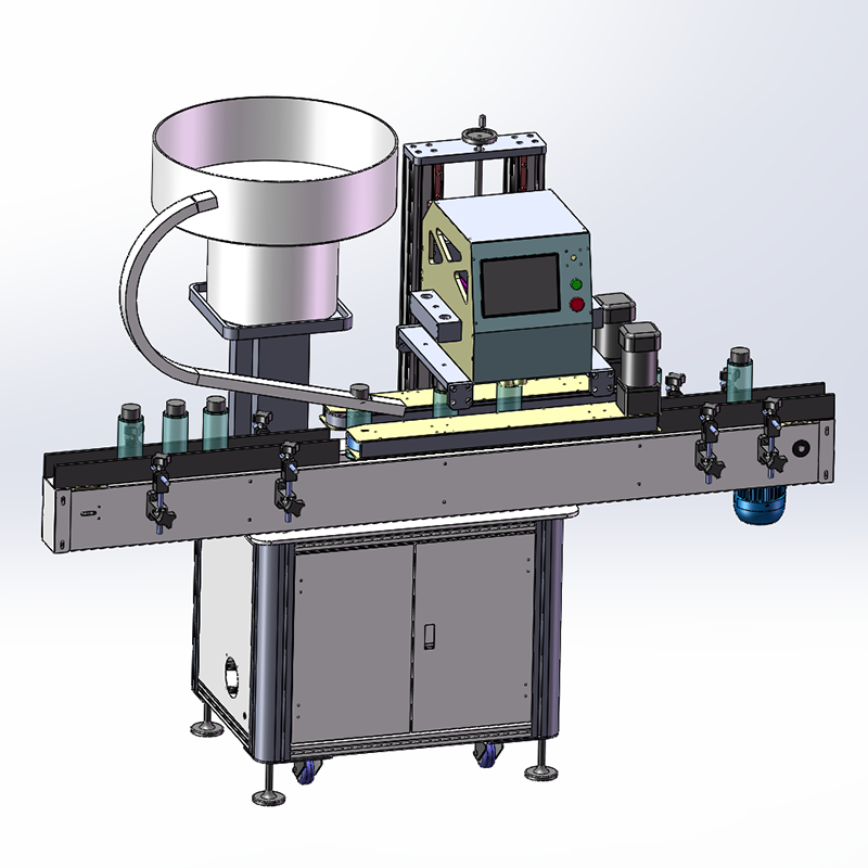 Automatic Four Wheel Cap Capping Machine Glass Bottle Plastic Bottle With CE Certification For Food And Skincare Products