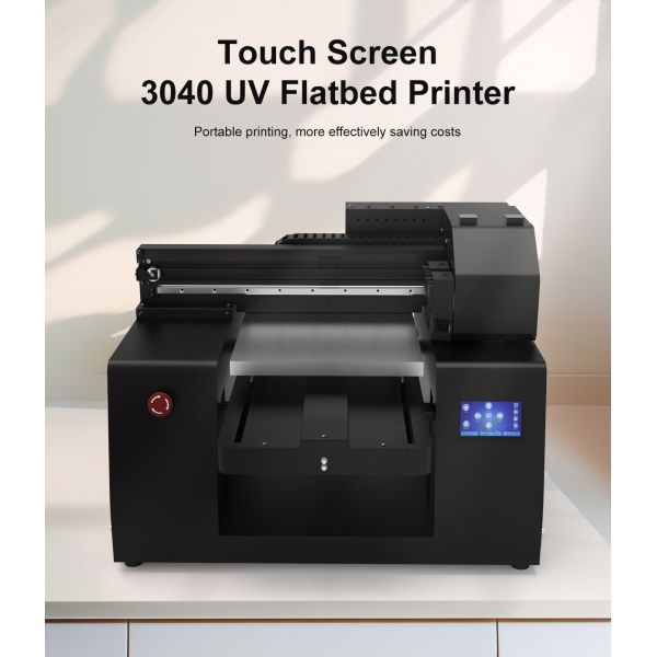 KECAI Professional 30x40cm UV Flatbed Printer Digital Printing Machine UV Printer with XP600 CMYK+W+V for Commercial Use