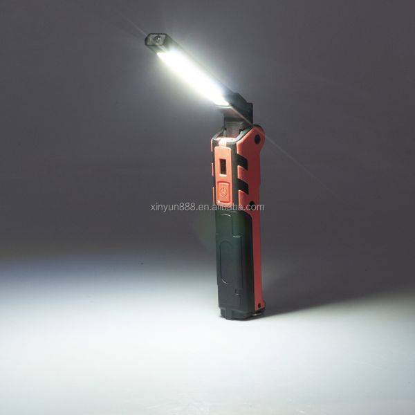 Rechargeable COB Work Lamp Inspection Lamp Handheld Foldable Multifunctional Portable Auto Repair Lamp LED with Magnet
