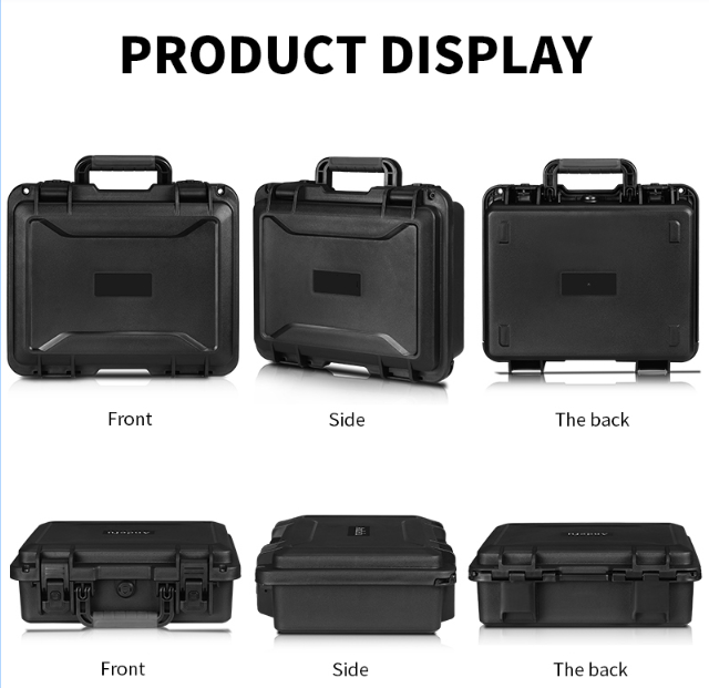 IP67 Waterproof Custom Tool Box with Spacious Interior Design and Removable Sponge Layers for Lightweight Storage