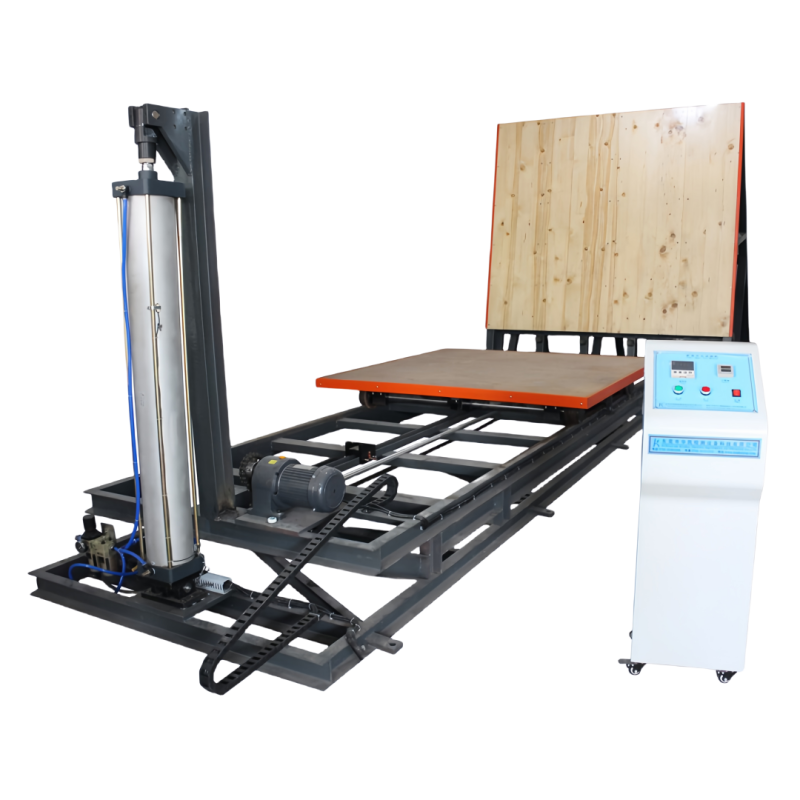 Packaging Impact Resistance and Transportation Safety Simulation Tester Inclined Impact Tester with Pneumatic Lifting Device