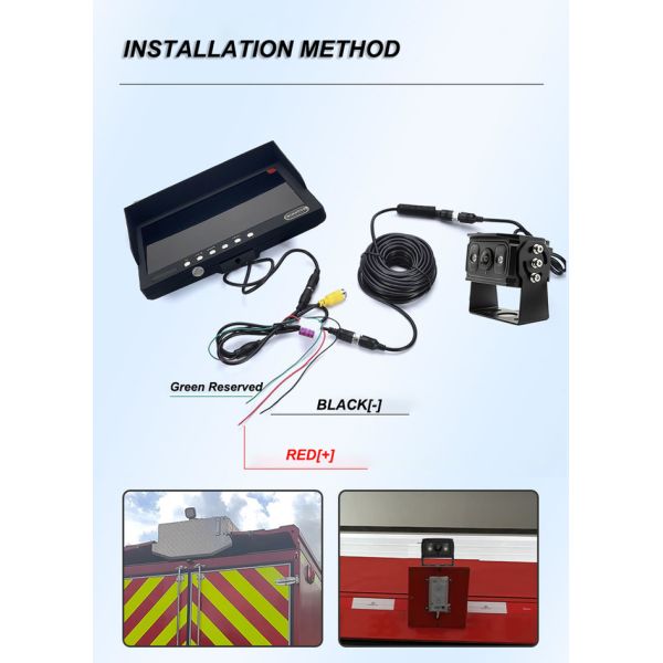 Video Compression H.264/H.265 Vehicle Camera Monitoring System With Incoming Call Detection Alarm
