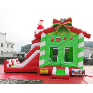 Wholesale Hotel Christmas 0.55mm Inflatable Bouncer Slide from china suppliers