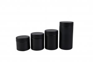 Wholesale Matt Black Glass Flower Container Food Grade Uv Glass Jars 60ml With Lids from china suppliers