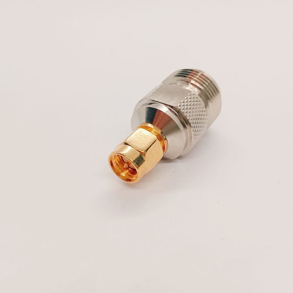 50 Ohm RF Connector Adapter N/SMA-KJ with Brass Body and DC-6GHz Frequency Range