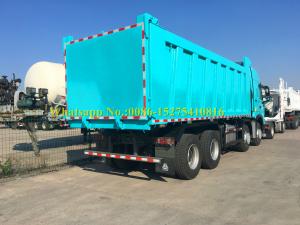 Wholesale Red Color HOWO 371/420 hp 8x4 12 wheeler Heavy Duty Mining Dump/ Dumper/Tipper Truck For Transporting sand stone ore from china suppliers