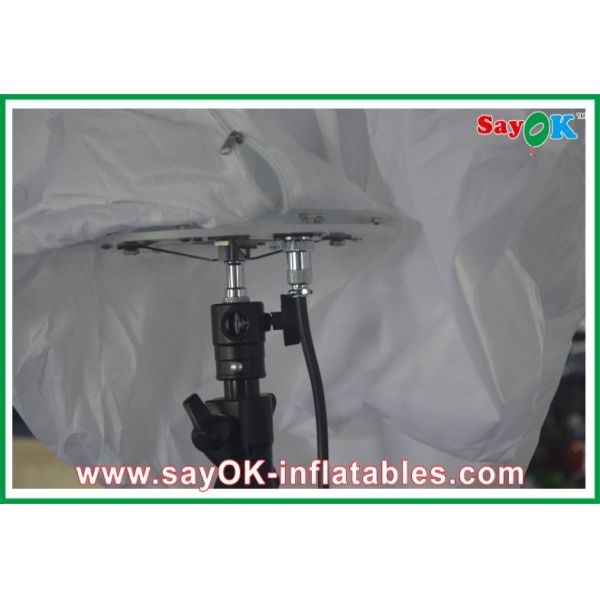 4 Led Bulbs Inflatable Lighting Decoration Stand Ball Tyre Shape