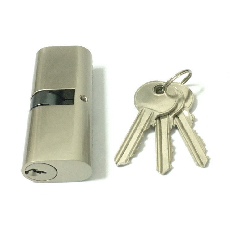 75mm Oval Profile Cylinder Lock Brass Key Lock Cylinders Big