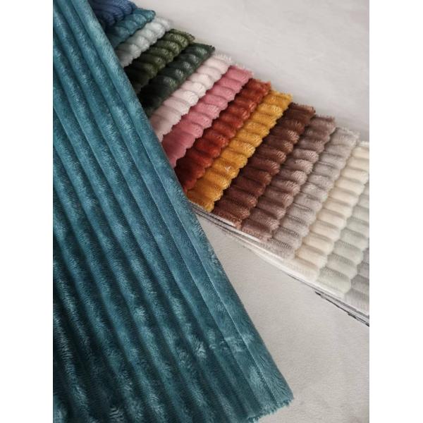 Waterproof Corduroy Printed Fabric Soft Floral Printed Africans Fabric Sofa Fabric Factory