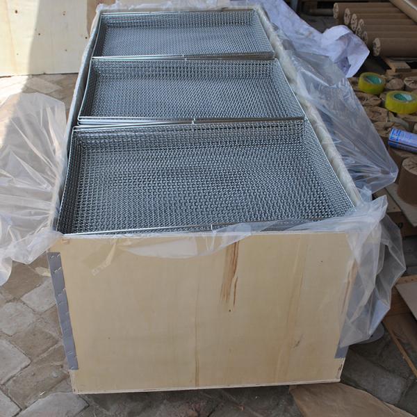 Professional 800 x 600 mm 304 Stainless Steel Wire Mesh Oven Baking Donut Tray