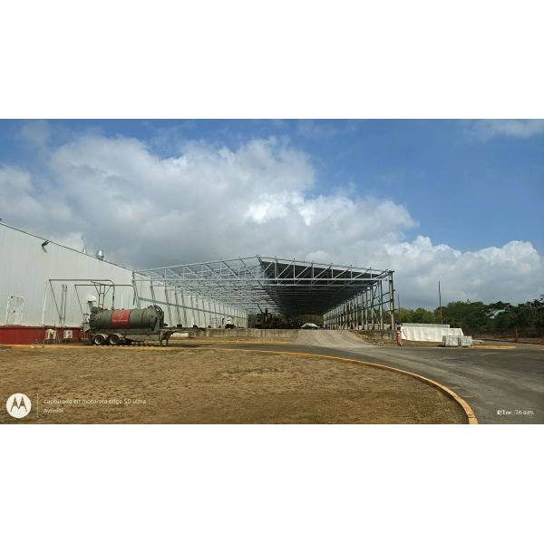 Steel Structure Warehouse Metal Frame Construction Designed to Maximize Storage Capacity and Ensure Structural Stability