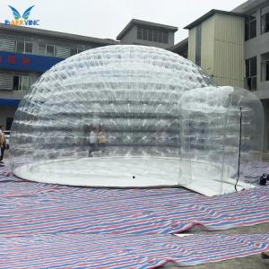 China Pvc Tarpaulin Igloo Tent Inflatable Bubble Lodge Clear Tent on sale