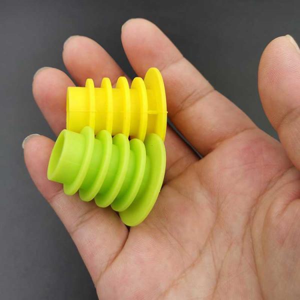 Multicolor Wine Silicone Bottle Stopper Odorless Reusable Durable