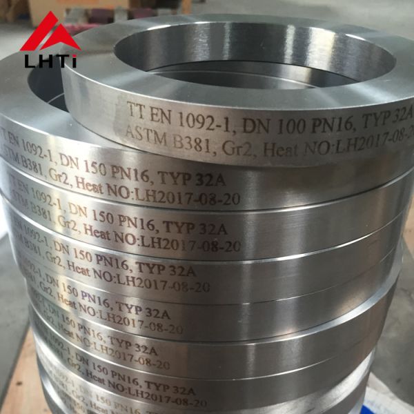 Hot Rolled / Annealed Titanium Magnetic Ring Gr7 TiPd Titanium Alloy Forged Ring