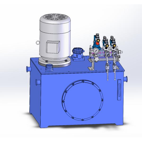 T Structure Custom Hydraulic Station Based On Drawings Samples For Engineering Machinery