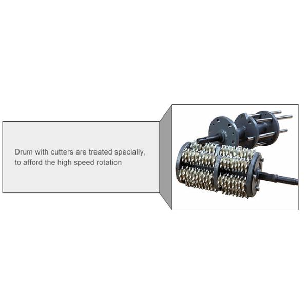 255mm Working Width Self Propelled Scarifier With Carbide Circular Milling Cutter