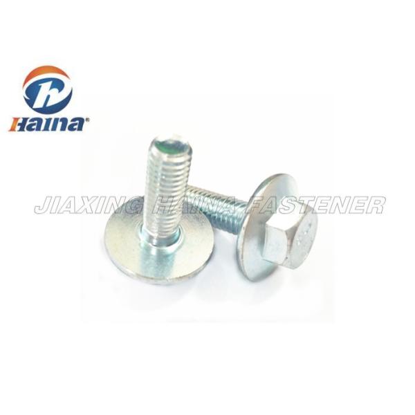 M8 X 25 Carbon Steel Hex Head Flange Bolt Customized Left Thread / Right Thread