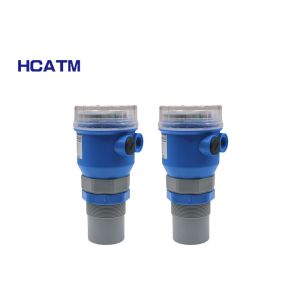 Blue Tank Indicator Ultrasonic Level Transmitter 20KHz - 2000KHz Frequency