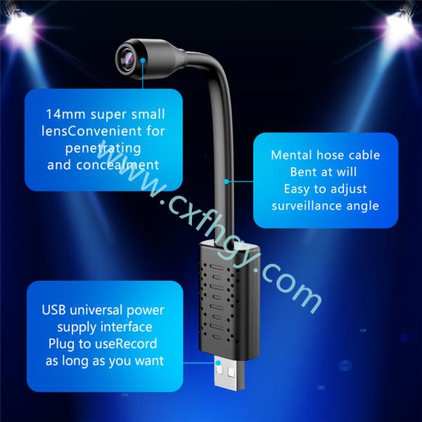USB Mini Camera Wifi IP Camera Full HD 1080P P2P CCTV With SD Card Cloud Storage Smart Surveillance AI Human Detection V