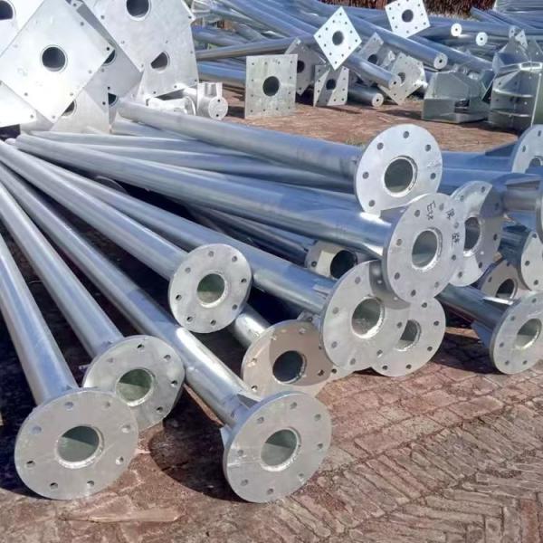 Hot Dip Galvanized Guyed Wire 3 Legged Steel Pipe Lattice Microwave Telecommunication Tower