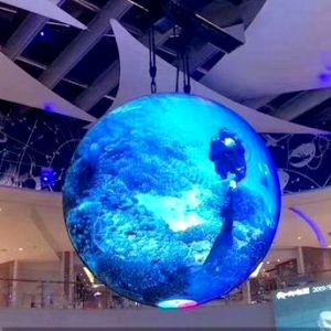 P3mm 800cd Spherical Creative LED Display Screen 14bit Grayscale