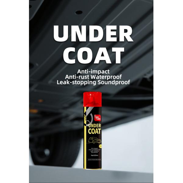 Waterproof Rust Proof Impact Resistant Rubberized Undercoating Spray for Vehicle and Home Maintenance
