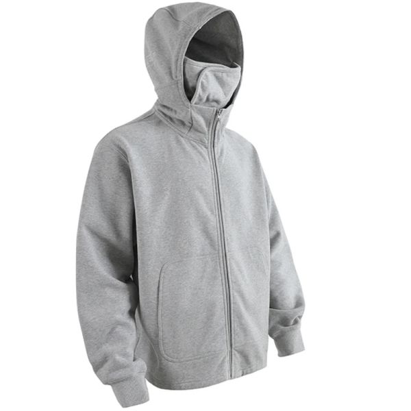 Factory Balaklava Hoodie Mask Double Layer Thick High Quality Breathable Windproof Oversized Winter Customized Logo Hoodie