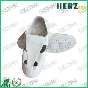 China ESD 4 Eye Shoes Size 35-46 ESD Safety Shoes Surface Resistance 10e6-10e9 Ohm on sale