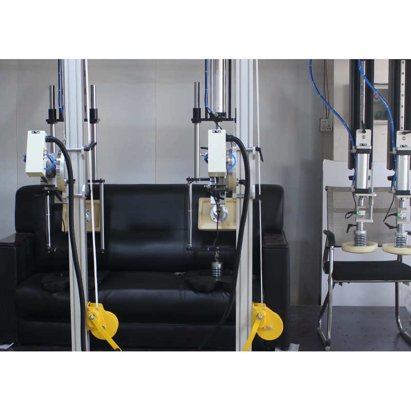 Sofa Fatigue Tester Multi-station Seat Durability Testing Machine for Office Chair Sofa Cushion Armrest ASTM F1858 ISO 7173