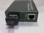 Black color RJ-45 SC Fiber Optic Ethernet Media Converter Apply to the Campus