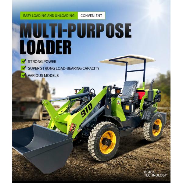 Chinese Compact Loader Small Micro Mini Wheel Loader Front End Loaders for Sale
