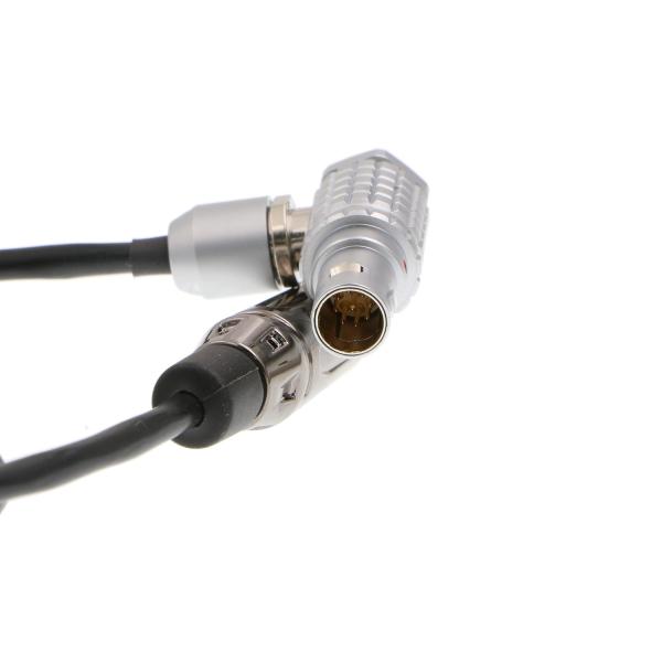 Red Komodo Timecode Cable Tentacle Sync 3.5mm TRS To EXT 9 Pin Male Right Angle