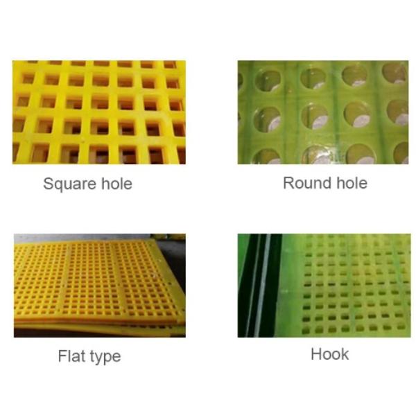 Modular Tensioned Polyurethane Screen Panels Steel Frame Hooked Transverse And Longitudinal