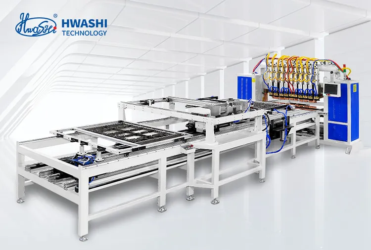 Iron Wire Row Welding Machine by Hwashi – Precise & Fast Frame Welding