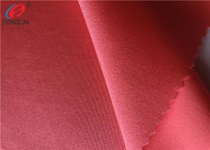 China 210GSM 82 Nylon 18 Spandex Fabric , Lycra Bright Elastane Fabric For Yoga on sale