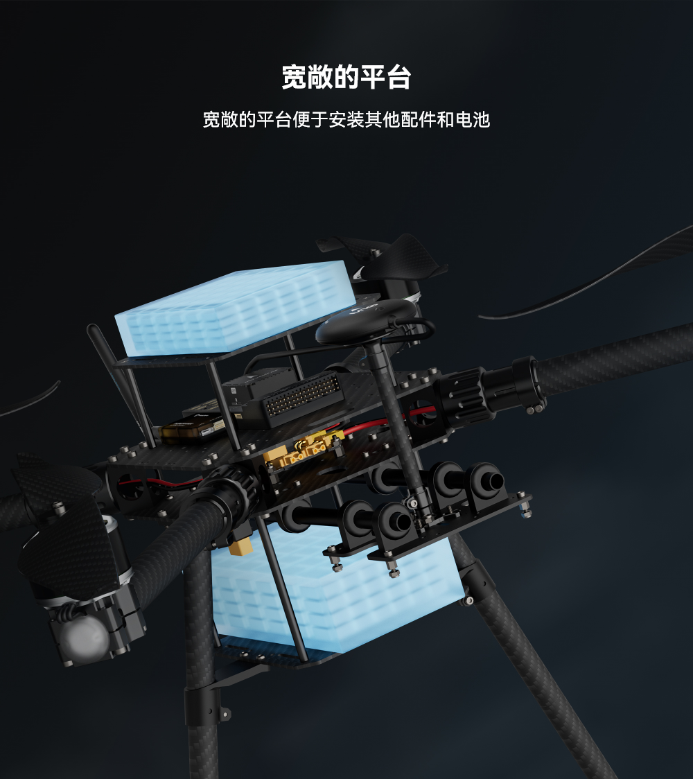 Holybro X650 Development Kit Pixhawk6C/6X Open Source Flight Controller with Remote Control 1000m Image Transmission Distance