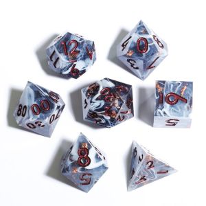 Wholesale Lightweight Polyhedron Resin RPG Dice Multipurpose Hand Pouring from china suppliers
