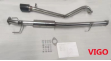 Rear Bumper Muffler Tips Exhaust Pipes Black Tail Throat Second Generation For 2020 Land Rover Defender 90 110