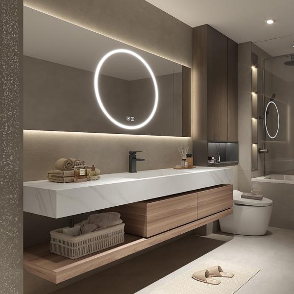 Professional Bathroom Design Made Easy with YALIG's Custom CAD/3D Floating Vanity