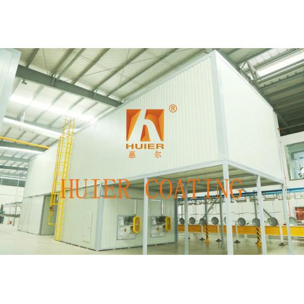Customizable Automatic Powder Coating Line With Drying Tunnels For Production Needs