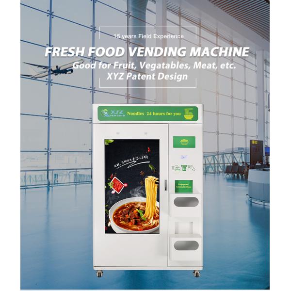 New Design Restaurant Two Microwave Ovens Instant Hot Food Ramen Tea Vending Machine for Sale
