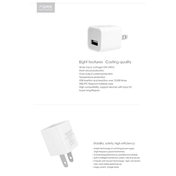 SDL Power Adapter USB Charger Wall Plug for Mobile Tablet M50