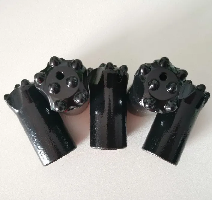 7 Degree Rock Drill Tapered Button Bit High Strength