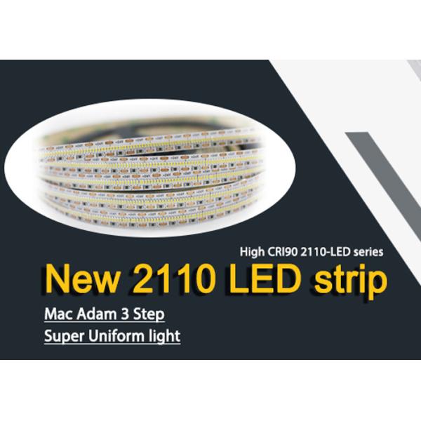 DC12V/24V LED flexible strip 2110 with 3 Steps SDCM Macadam Ellipse, CRI >90