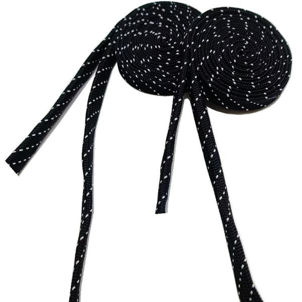 100% Braided Polyester Cord Eco Friendly Flat String Recycled For Shoelace Garment Pants