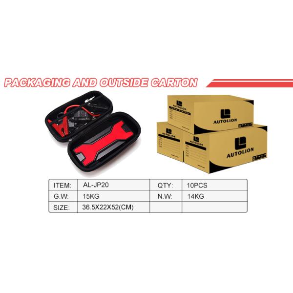 Portable Car Jump Start Battery Charger Booster Starter Mobile Power Bank 20000mah 700A