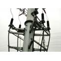 Steel Structure Electric Transmission Tower , 4.8S Bolt Monopole Power Line for sale