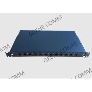 Wholesale 24 Port LC Splice Tray 19 Inch 1U Rack Mount Fiber Patch Panel from china suppliers