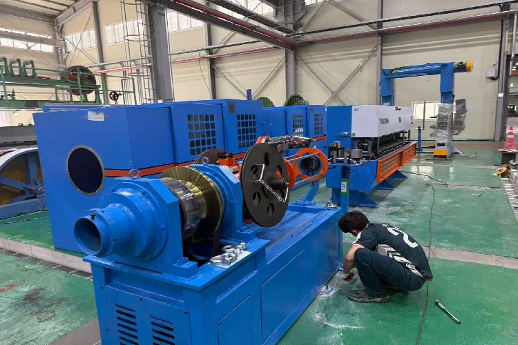 Precision-Built Cradle Laying-Up Machine for Multi-Core Power Cables