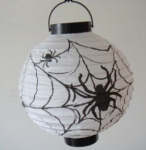 Battery paper lanterns paper lantern Solar lantern Different printing according to your request